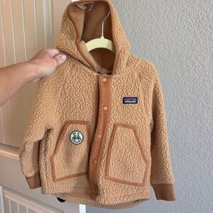 Patagonia Brown retro pile fleece Sherpa jacket